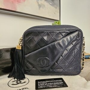 Chanel camera bag gold